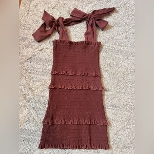 Mauve Mini Dress